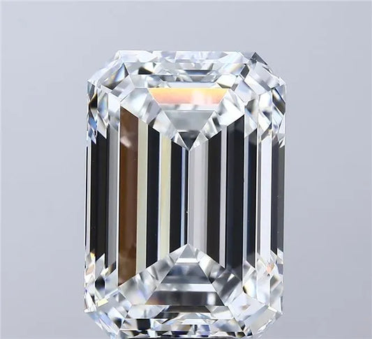 8.55ct Emerald Lab Grown Diamond (Colour E, Clarity VVS2, IGI Certified)
