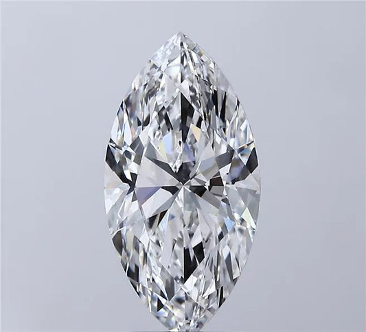 3.00ct Marquise Lab Grown Diamond (Colour D, Clarity VVS2, IGI Certified)