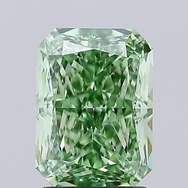 2.08ct Radiant Lab Grown Diamond (Colour Fancy Vivid Green, Clarity VS1, IGI Certified)