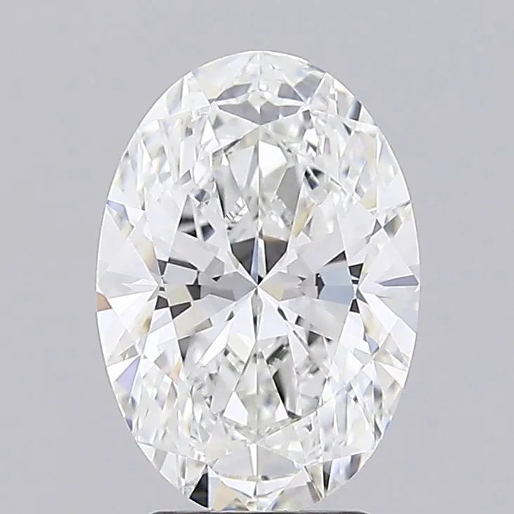 3.08ct Oval Lab Grown Diamond (Colour F, Clarity VVS1, IGI Certified)