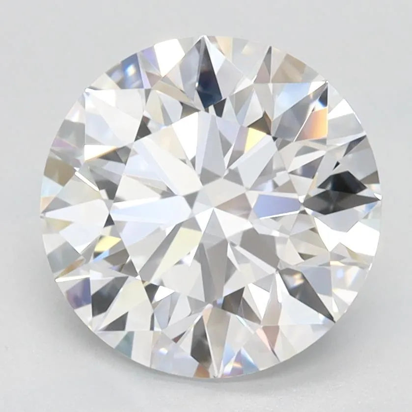 2.18ct Round Lab Grown Diamond (Colour D, Clarity VVS1, Cut ID, IGI Certified)