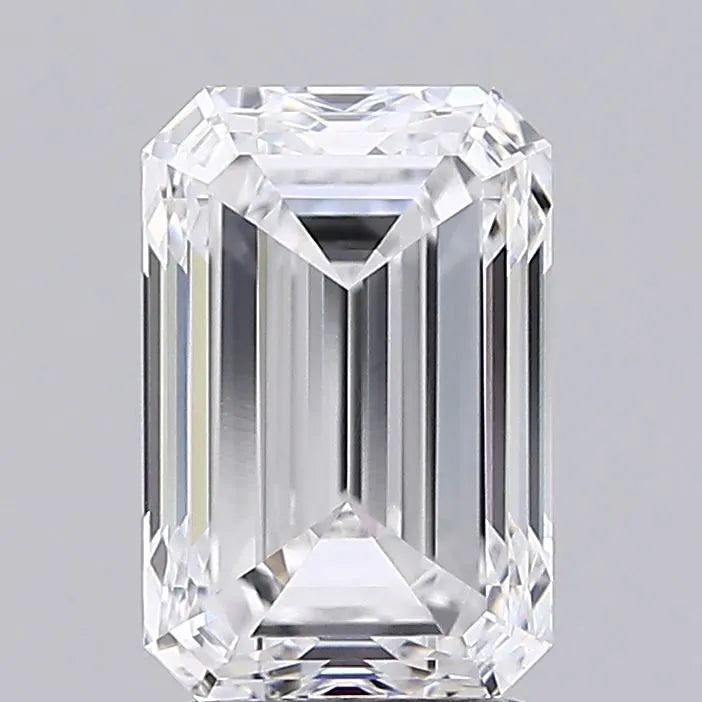3.01ct Emerald Lab Grown Diamond (Colour D, Clarity VVS2, IGI Certified)