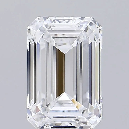 3.20ct Emerald Lab Grown Diamond (Colour D, Clarity VVS2, IGI Certified)