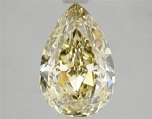 3.01ct Pear Lab Grown Diamond (Colour Fancy Intense Gray Yellow, Clarity VS2, IGI Certified)