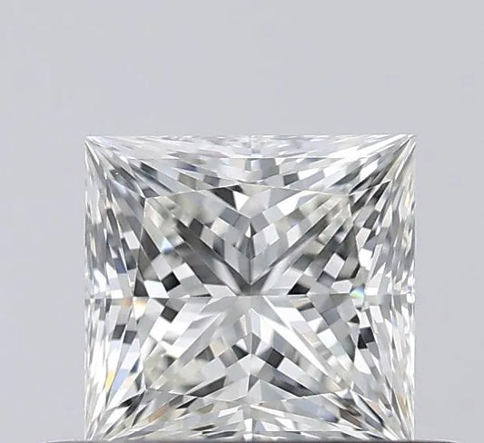 0.51ct Princess Natural Diamond (Colour H, Clarity VVS1, Cut VG, IGI Certified)