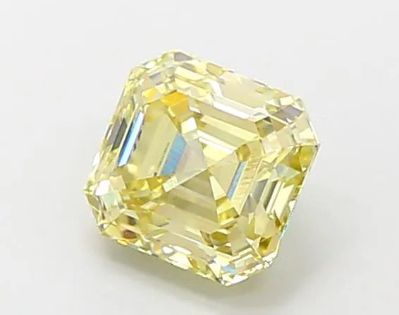 1.00ct Asscher Lab Grown Diamond (Colour Fancy Light Yellow, Clarity VS1, IGI Certified)