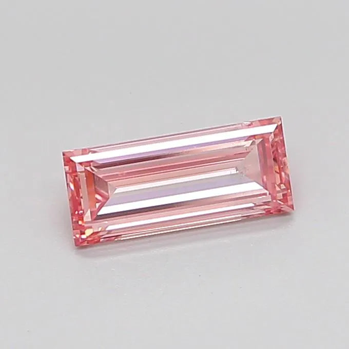 1.00ct Baguette Lab Grown Diamond (Colour Fancy Intense Pink, Clarity SI1, Cut GD, IGI Certified)