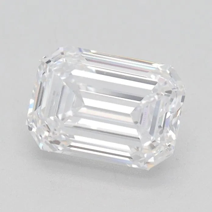 1.00ct Emerald Lab Grown Diamond (Colour D, Clarity VS1, IGI Certified)