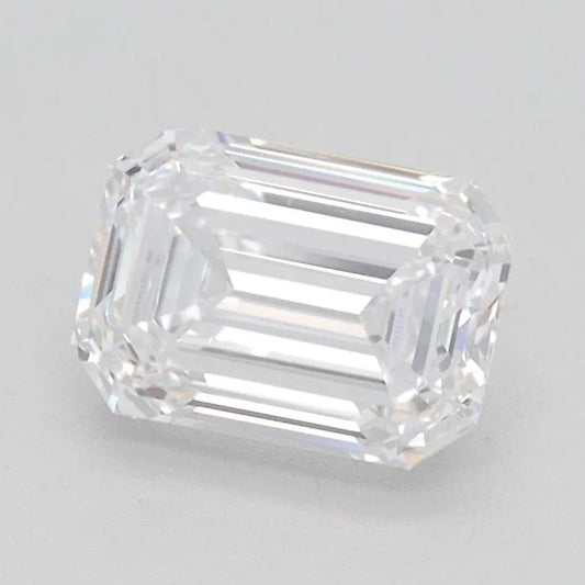 1.00ct Emerald Lab Grown Diamond (Colour D, Clarity VS1, IGI Certified)
