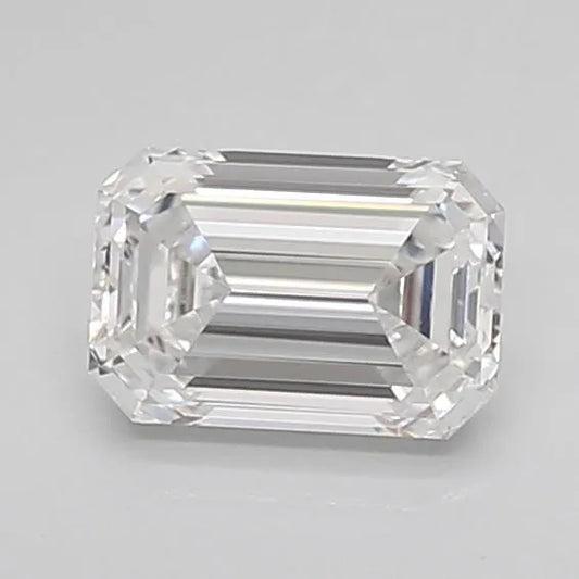 1.00ct Emerald Lab Grown Diamond (Colour D, Clarity VS1, IGI Certified)