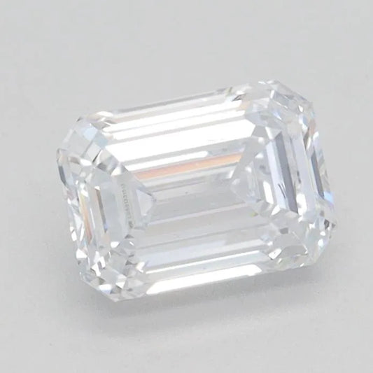 1.00ct Emerald Lab Grown Diamond (Colour F, Clarity SI1, IGI Certified)