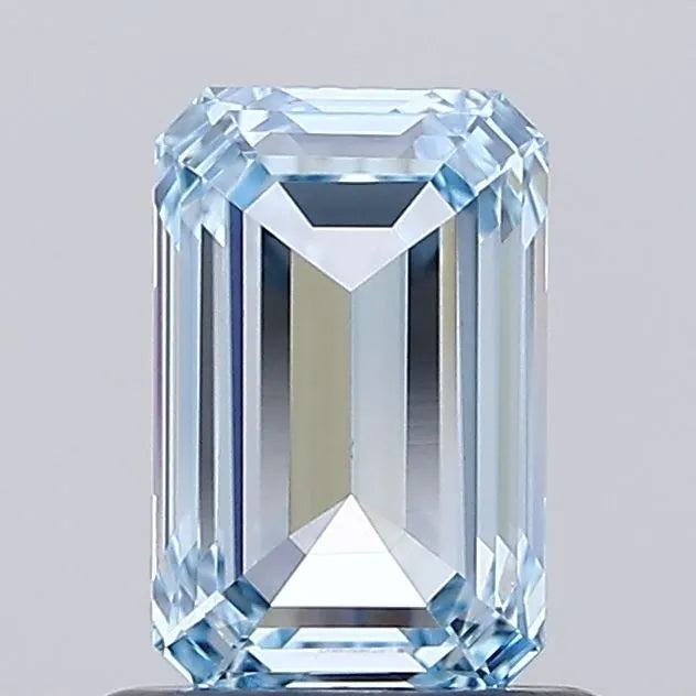 1.00ct Emerald Lab Grown Diamond (Colour Fancy Intense Blue, Clarity VVS2, IGI Certified)