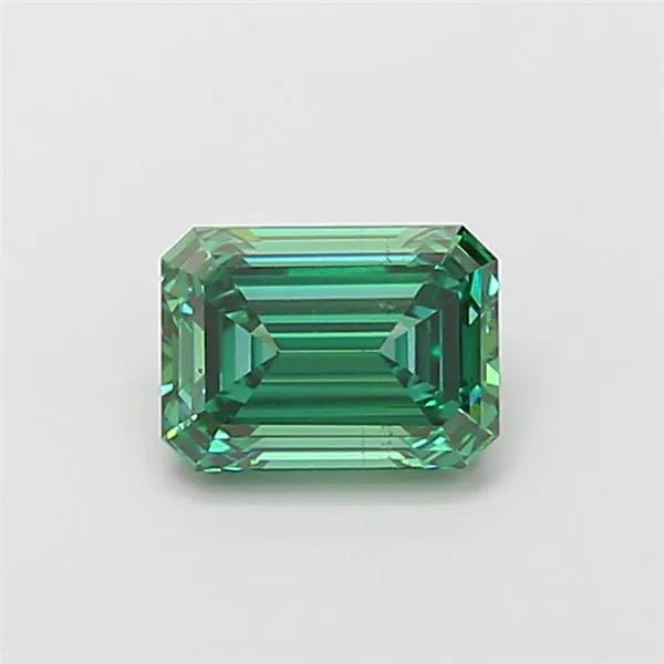 1.00ct Emerald Lab Grown Diamond (Colour Fancy Vivid Green, Clarity VS1, IGI Certified)
