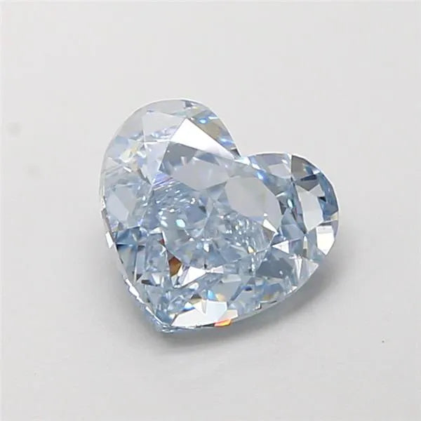 1.00ct Heart Lab Grown Diamond (Colour Fancy Intense Blue, Clarity VVS2, IGI Certified)