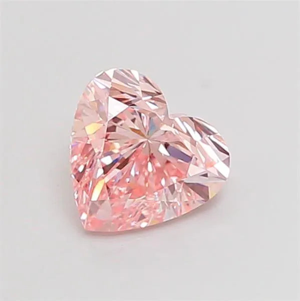 1.00ct Heart Lab Grown Diamond (Colour Fancy Intense Pink, Clarity VS1, IGI Certified)