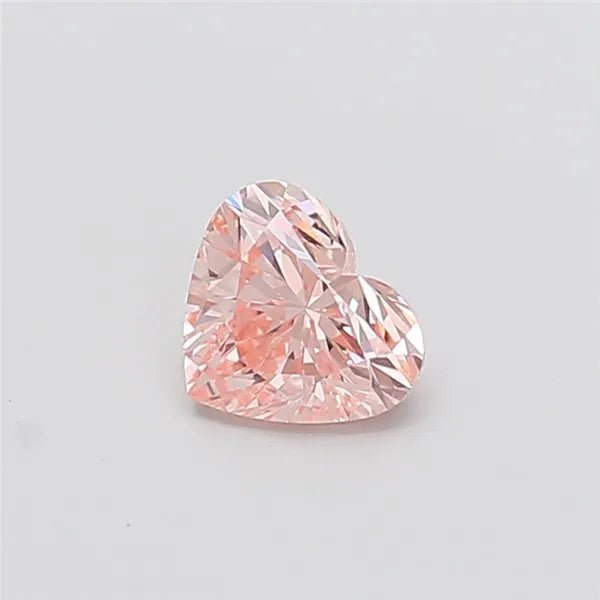 1.00ct Heart Lab Grown Diamond (Colour Fancy Intense Pink, Clarity VS1, IGI Certified)