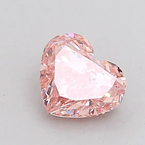 1.00ct Heart Lab Grown Diamond (Colour Fancy Intense Pink, Clarity VS2, IGI Certified)