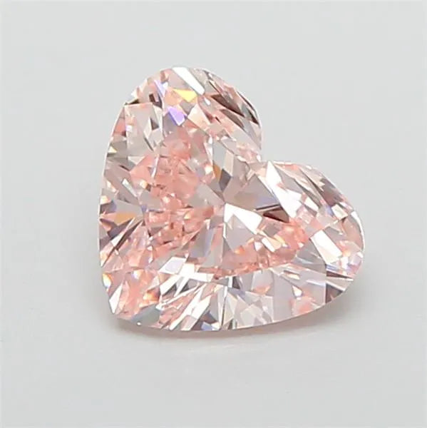 1.00ct Heart Lab Grown Diamond (Colour Fancy Intense Pink, Clarity VVS2, IGI Certified)