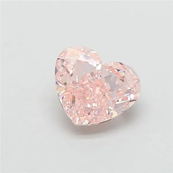 1.00ct Heart Lab Grown Diamond (Colour Fancy Pink, Clarity VVS2, IGI Certified)