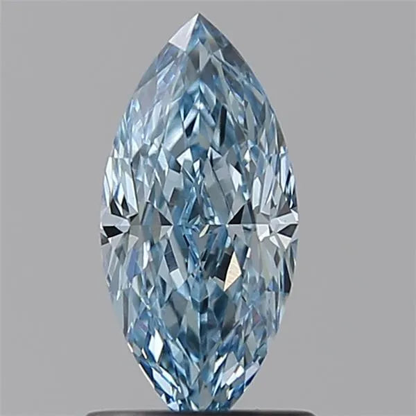 1.00ct Marquise Lab Grown Diamond (Colour Fancy Intense Blue, Clarity VVS2, IGI Certified)