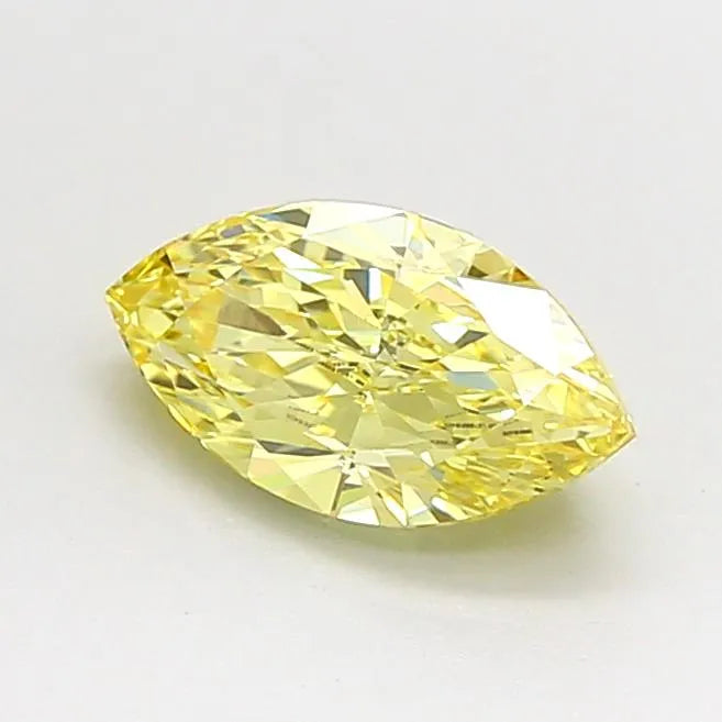 1.00ct Marquise Lab Grown Diamond (Colour Fancy Intense Yellow, Clarity VS1, IGI Certified)