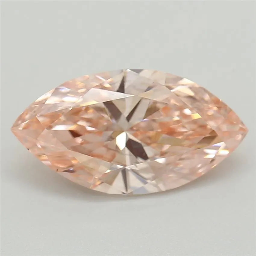 1.00ct Marquise Lab Grown Diamond (Colour Fancy Vivid Pink, Clarity SI1, IGI Certified)