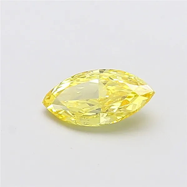 1.00ct Marquise Lab Grown Diamond (Colour Fancy Vivid Yellow, Clarity VS2, IGI Certified)