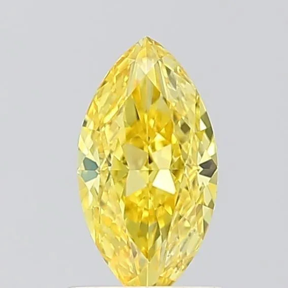 1.00ct Marquise Lab Grown Diamond (Colour Fancy Vivid Yellow, Clarity VVS2, IGI Certified)