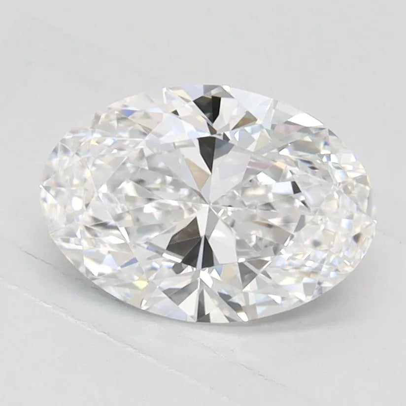 1.00ct Oval Lab Grown Diamond (Colour D, Clarity IF, IGI Certified)