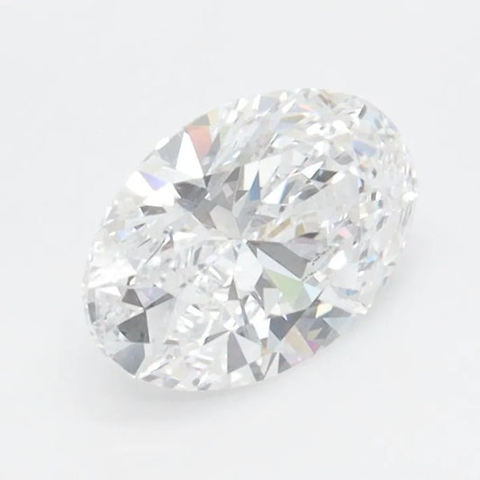 1.00ct Oval Lab Grown Diamond (Colour D, Clarity IF, IGI Certified)