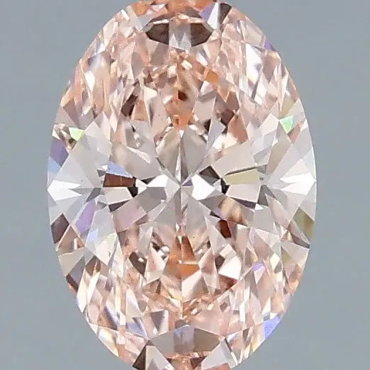 1.00ct Oval Lab Grown Diamond (Colour Fancy Intense Pink, Clarity VS1, IGI Certified)