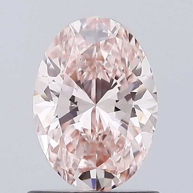 1.00ct Oval Lab Grown Diamond (Colour Fancy Intense Pink, Clarity VS1, IGI Certified)