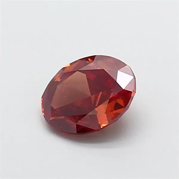 1.00ct Oval Lab Grown Diamond (Colour Fancy Orangey Brown, Clarity VS2, IGI Certified)
