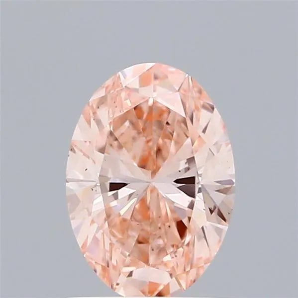 1.00ct Oval Lab Grown Diamond (Colour Fancy Vivid Pink, Clarity VS2, IGI Certified)
