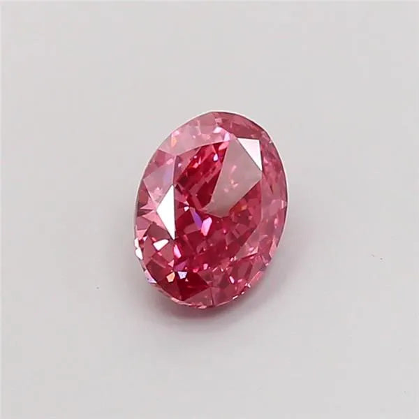 1.00ct Oval Lab Grown Diamond (Colour Fancy Vivid Pink, Clarity VS2, IGI Certified)