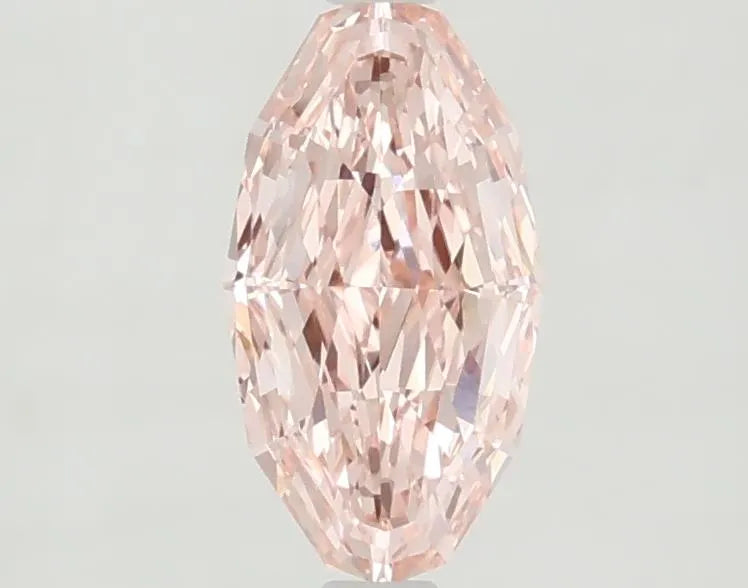 1.00ct Oval Lab Grown Diamond (Colour Fancy Vivid Pink, Clarity VVS1, IGI Certified)