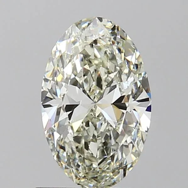 1.00ct Oval Natural Diamond (Colour K, Clarity SI2, GIA Certified)