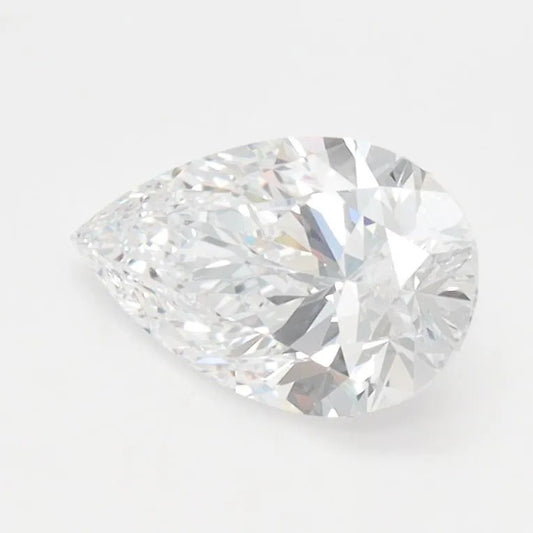 1.00ct Pear Lab Grown Diamond (Colour D, Clarity IF, IGI Certified)
