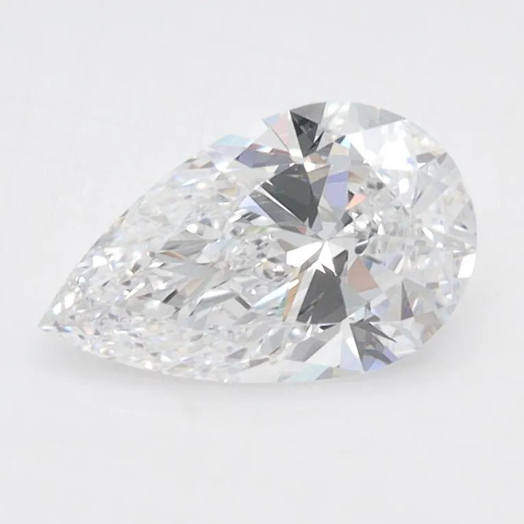1.00ct Pear Lab Grown Diamond (Colour D, Clarity VVS1, IGI Certified)