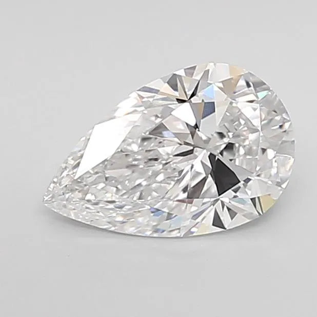 1.00ct Pear Lab Grown Diamond (Colour D, Clarity VVS2, IGI Certified)
