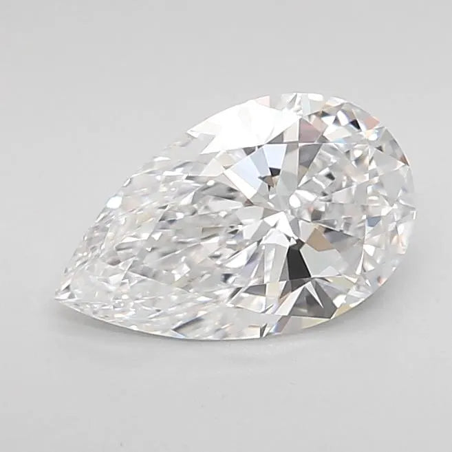 1.00ct Pear Lab Grown Diamond (Colour D, Clarity VVS2, IGI Certified)