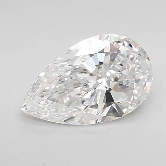 1.00ct Pear Lab Grown Diamond (Colour D, Clarity VVS2, IGI Certified)