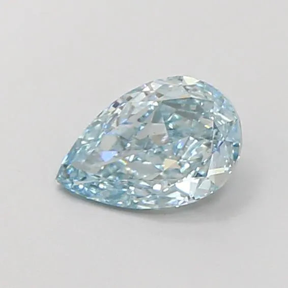 1.00ct Pear Lab Grown Diamond (Colour Fancy Intense Blue, Clarity VVS2, IGI Certified)
