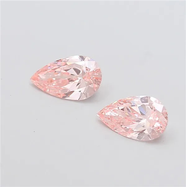 1.00ct Pear Lab Grown Diamond (Colour Fancy Intense Pink, Clarity VS1, IGI Certified)