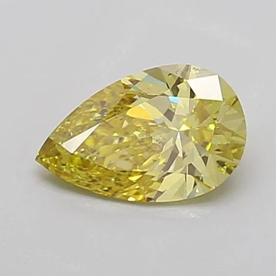 1.00ct Pear Lab Grown Diamond (Colour Fancy Intense Yellow, Clarity SI2, IGI Certified)