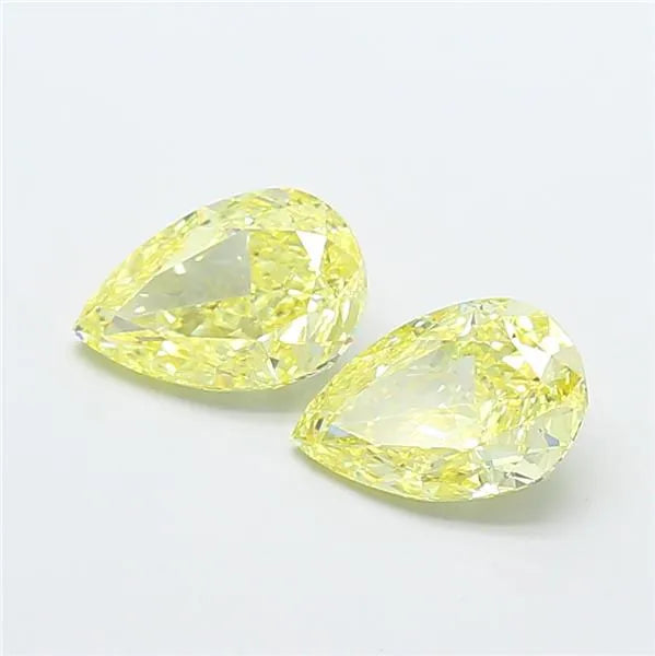 1.00ct Pear Lab Grown Diamond (Colour Fancy Intense Yellow, Clarity VVS2, IGI Certified)