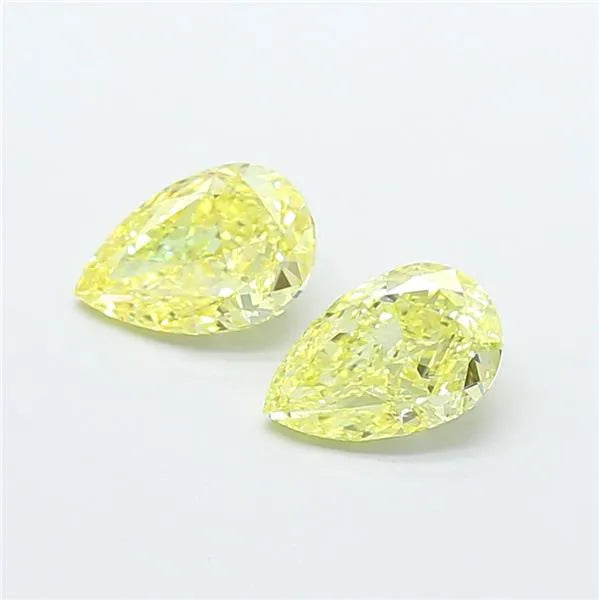 1.00ct Pear Lab Grown Diamond (Colour Fancy Intense Yellow, Clarity VVS2, IGI Certified)