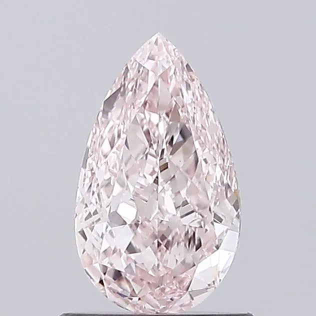 1.00ct Pear Lab Grown Diamond (Colour Fancy Pink, Clarity VVS2, IGI Certified)