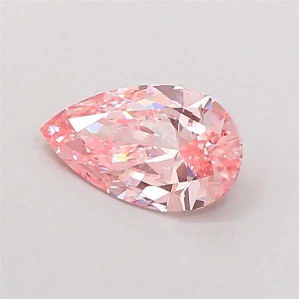 1.00ct Pear Lab Grown Diamond (Colour Fancy Vivid Pink, Clarity VVS2, IGI Certified)