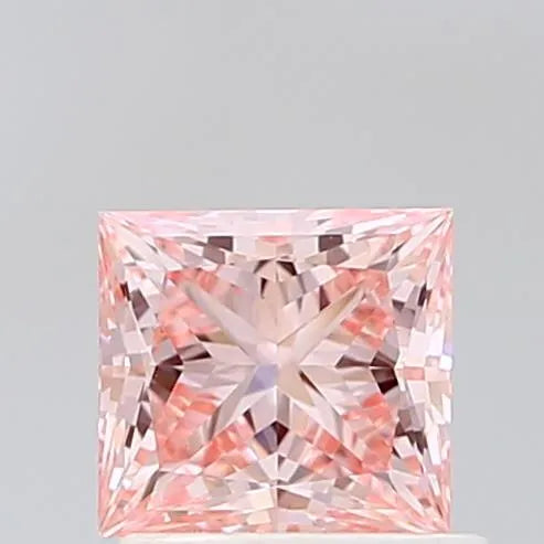 1.00ct Princess Lab Grown Diamond (Colour Fancy Intense Pink, Clarity VS1, IGI Certified)
